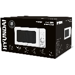 Микроволновая печь Hyundai HYM-D3035 белый, 20 л, 700 Вт, переключатели - поворотный механизм, фото2