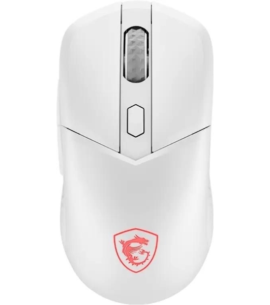 Мышь беспроводная/проводная MSI VERSA 300 белый, 8000 dpi, радиоканал, Bluetooth, USB, кнопки - 6