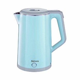 Чайник Sakura SA-2150BL 1.8 л, двойной корпус голуб д