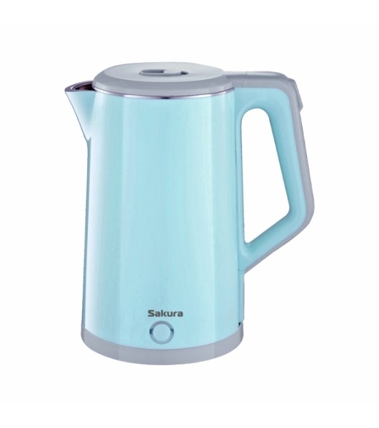 Чайник Sakura SA-2150BL 1.8 л, двойной корпус голуб д