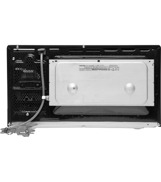 Микроволновая печь Samsung MG23T5018AE/BW белый, 23 л, 800 Вт, переключатели - сенсор