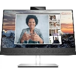 Монитор 23.8' HP E24m G4 Conferencing IPS 1920x1080, 75 Гц, 5 мс, 16:9, 300 кд/м², DP 1.2, HDMI 1.4, USB-C (65 Вт), USB Hub (4x USB 3.0), 3.5 Jack, Ethernet, веб-камера, динамики (2x5 Вт), черный, фото 1