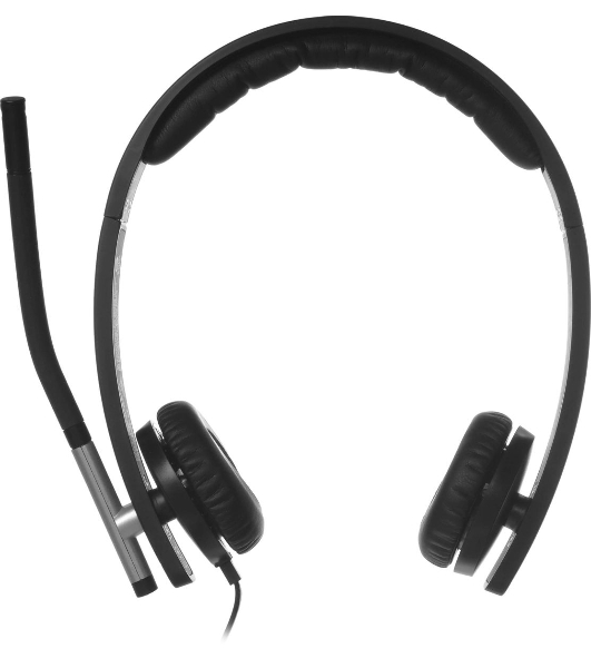 Гарнитура Logitech H650e чёрный, проводная, USB