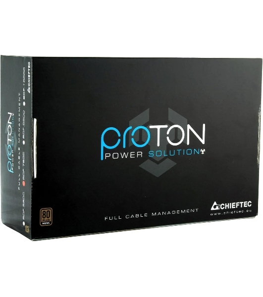 Блок питания Chieftec Proton BDF-850C, 850Вт, 80 PLUS Bronze, 140мм, модульный, черный