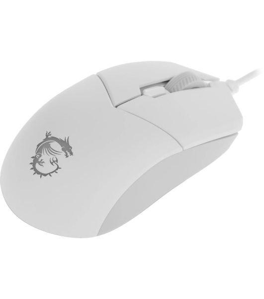 Мышь проводная MSI Clutch GM11 белый, 5000 dpi, USB, кнопки - 6