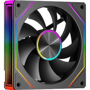 Вентилятор для корпуса PcCooler FG120R Reverse ARGB 120х120x25 черный 4-pin 28.4дБ (FG120R ARGB BK) Ret