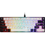 Клавиатура проводная игровая Defender Aris GK-349 RU,черный/белый,68кн+FN,радуж,1.5м, фото 1