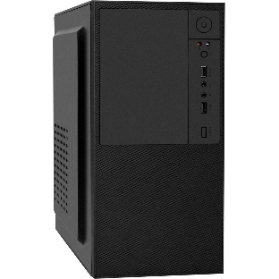 Компьютерный корпус Minitower ExeGate BAA-308-UNS450 (mATX, БП UNS450 с вент. 12см, 2хUSB, HD Audio, черный)