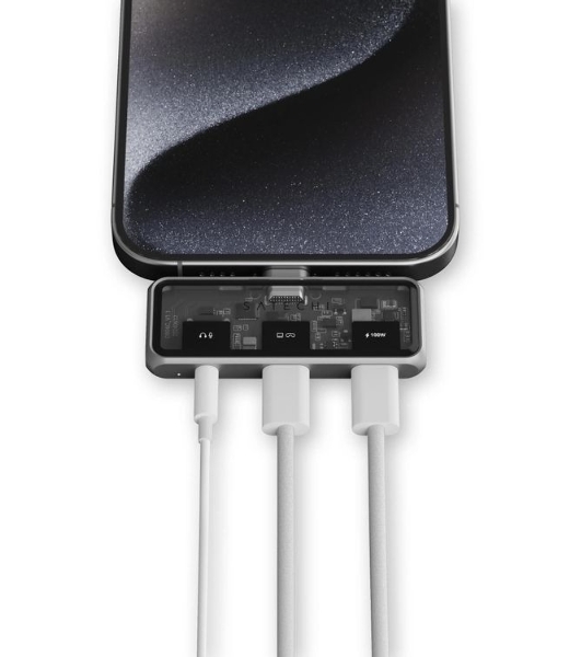 USB-концентратор Satechi ST-HXRAJM, USB Type-C, USB Type-C/Mini jack, USB Type-C