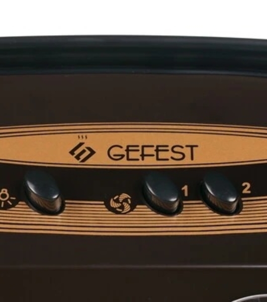 Вытяжка каминная Gefest ВВ 1 К17 коричневый/золотистый, 60 см, 180 куб. м/ч, 64 дБ