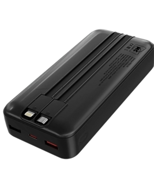 Портативный аккумулятор MORE CHOICE (4620202552815) PB35-20 20000mAh 2USB+1Type-C 3.0A 22.5W+PD20W+QC3.0 LE, черный
