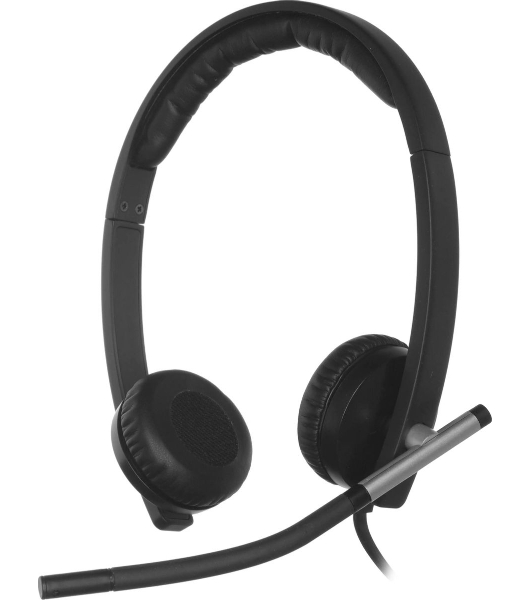 Гарнитура Logitech H650e чёрный, проводная, USB