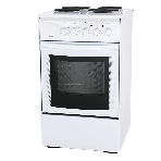 Плита электрическая Flama AE 1403 W белый, конфорок 4 шт, духовка 50 л, 50 см x 85 см x 60 см, фото 1