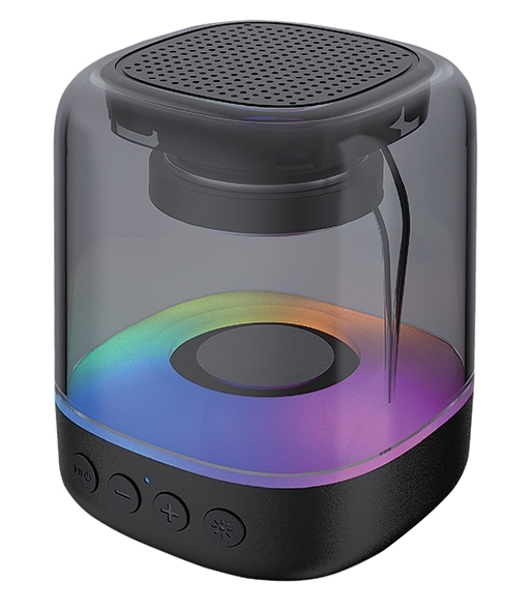 Акустическая система QUMO Plasma mini ВТ 0081 3 ВТ объемное звучание RGb