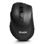 Мышь беспроводная SVEN RX-425W черный, 1600 dpi, радиоканал, USB, кнопки - 6, фото 1