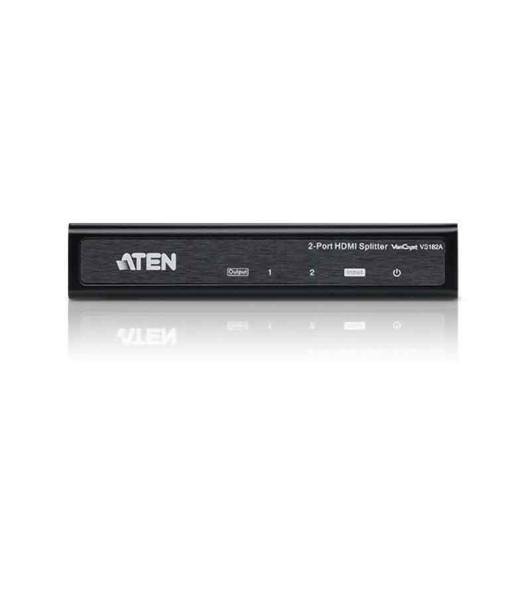 Разветвитель ATEN VS182A-AT-G 2 PORT HDMI Splitter W/1,8M W/EU ADP,