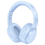 Беспроводные/проводные наушники Borofone BO25 синий, накладные, Bluetooth + проводной, складная конструкция, микрофон, до 30 ч, фото 1