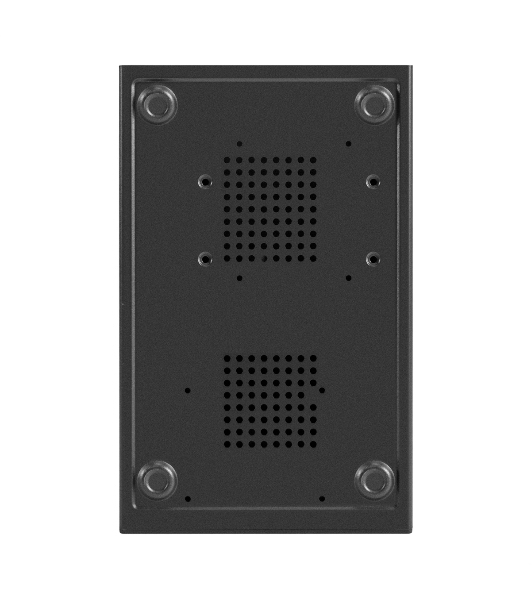Компьютерный корпус Minitower ExeGate BAA-308MUC-UNS450 (mATX, БП UNS450 с вент. 12см, 1хUSB+1хUSB 3.0+1хTypeC, HD Audio, черный)