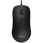 Мышь проводная Philips SPK7214 черный, 1600 dpi, USB, кнопки - 4, фото 1