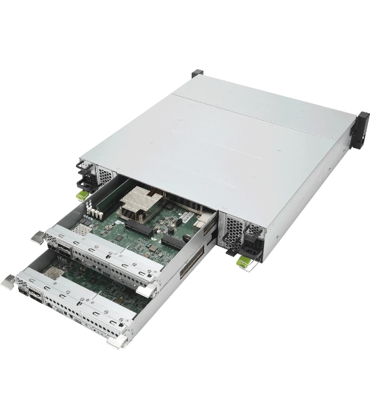 Серверная платформа ASUS VS320D-RS26-D1712106Z, 2U, Intel Xeon 64-bit 4-core, 4x DDR4 ECC DIMM, 26 x 2.5' SATA/SAS hsb, 1x 1GbE RJ45 LAN Port, 2x 12Gb/s SAS Wide Port, 1+1 850W