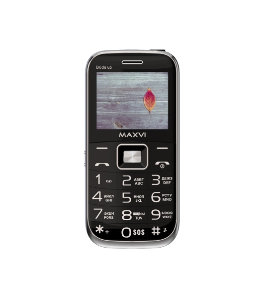 Мобильный телефон Maxvi B6ds up черный
