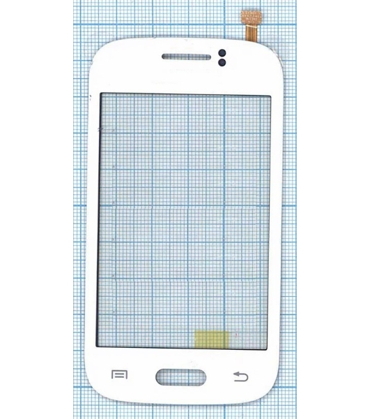 Сенсорное стекло (тачскрин) для Samsung Galaxy Young GT-S6310 GT-S6312, белое