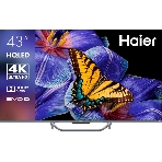 Телевизор Haier 43' S4 серебристый DLED UHD 60Hz Smart TV 2GB/16GB, фото 1