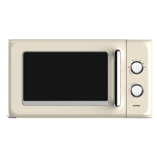 Микроволновая печь Centek SOLO CT-1553 слоновая кость, 20 л, 800 Вт, переключатели - поворотный механизм