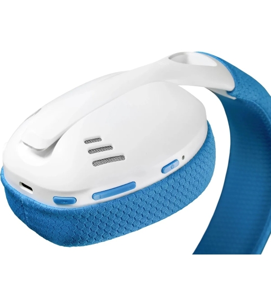 Гарнитура Redragon Ire Pro голубой, беспроводная + проводная, Bluetooth / USB, до 25 ч