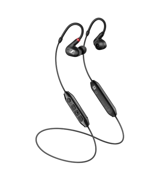 Беспроводные/проводные наушники Sennheiser IE 100 PRO Wireless черный, внутриканальные, Bluetooth + проводной, до 10 ч