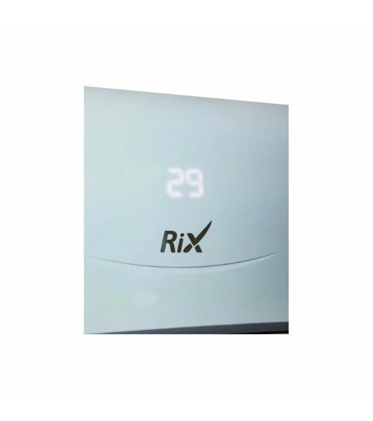 Кондиционер сплит-система настенного типа RIX LITE I/O-W09MB 9000 BTU, 25 м², 24 дБ, охлаждение, обогрев, осушение, белый