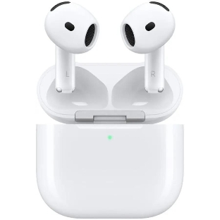 Гарнитура вкладыши Apple A3055 A3056 A3059 AirPods 4 ANC белый