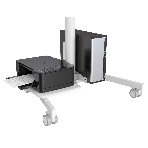 Стол для ноутбука Cactus VM-FDS108 столешница МДФ белый 71x39.2x110см (CS-FDS108WWT), фото6