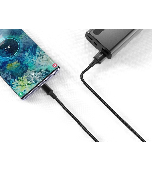 Кабель Smartbuy (iK-512-S14b) S14 Lightning черный, 3 А, 1 м