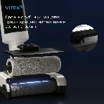 Пылесос моющий Vitek VT-FW11PRO белый/черный, питание от аккумулятора, 120 Вт, уборка сухая/влажная, пылесборник 0.68 л, фото6