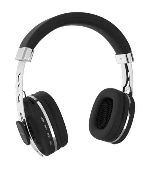 Беспроводные/проводные наушники Maxvi MHF-202BT черный, полноразмерные, Bluetooth + проводной, до 15 ч
