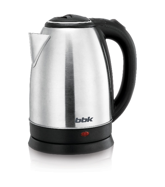Электрочайник BBK EK1760S серебристый/черный, 1.7 л, 2200 Вт, скрытый нагревательный элемент