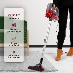 Пылесос вертикальный Kelli KL-8021 красный, питание от сети, 300 Вт, уборка сухая, пылесборник 1 л, фото10