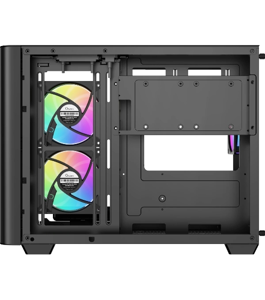 Компьютерный корпус Ocypus Iota C50 BK Curve ARGB Digital mATX без БП (Iota-C50-BKD300CD-GL)