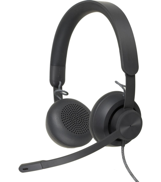 Гарнитура Logitech Zone Wired Teams графит, проводная, USB