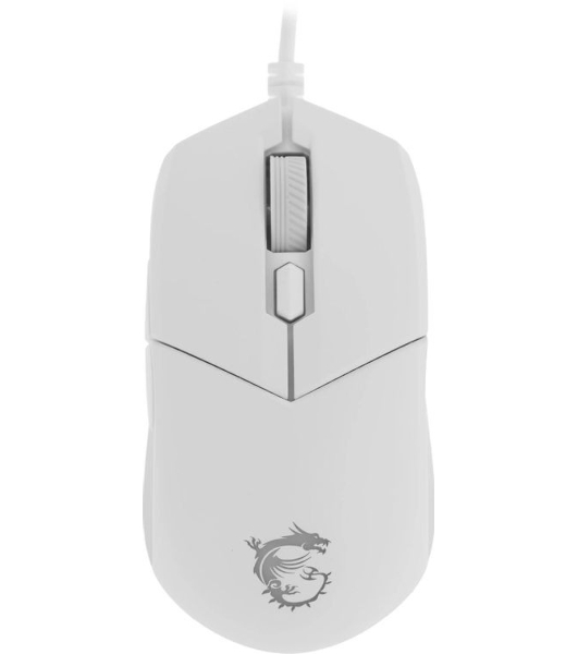 Мышь проводная MSI Clutch GM11 белый, 5000 dpi, USB, кнопки - 6