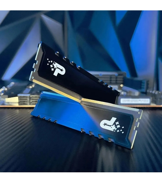 Оперативная память Patriot Signature Premium, DDR5, 16Gb (1x16 GB), 5600 MHz, CL46, DIMM, радиатор, черный