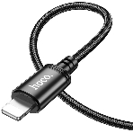 Кабель Hoco X89 Wind iP USB Type-C (m)-Lightning (m) 1м черный коробка, фото2
