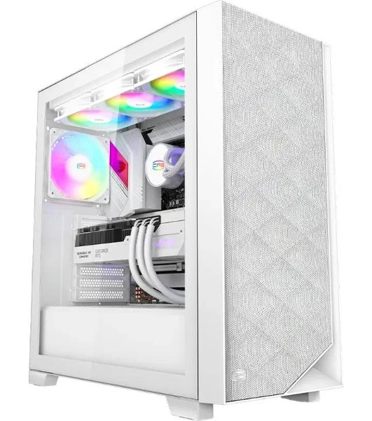 Компьютерный корпус PcCooler C3D510 WH ARGb белый без БП ATX 3x120мм 2xUSB3.0 1xUSB3.1 audio bott PSU