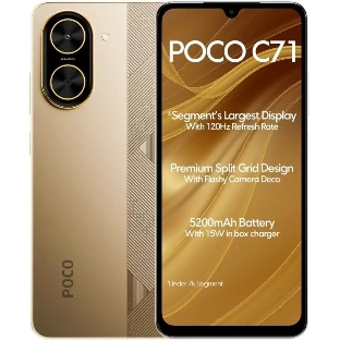 Смартфон Poco C71 RU 4/128Gb золотистый