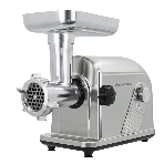 Мясорубка электрическая Eurostek EMG-0905 серебристый, 3200 Вт, 3 кг/мин, реверс, защита от перегрузки, металлический лоток, насадки - 4, фото 1