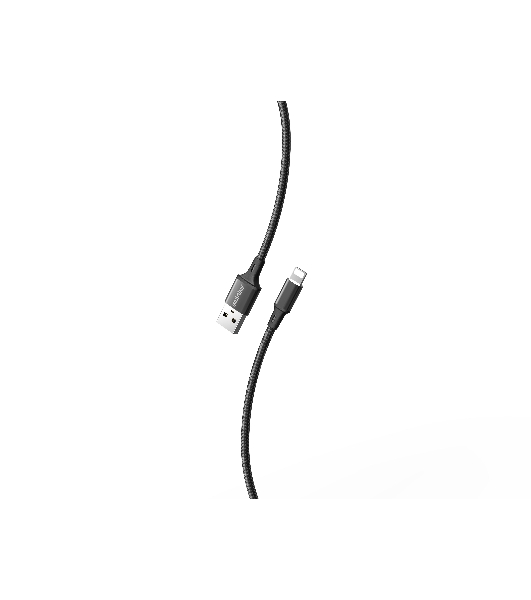 Кабель Smartbuy (iK-512-S14b) S14 Lightning черный, 3 А, 1 м