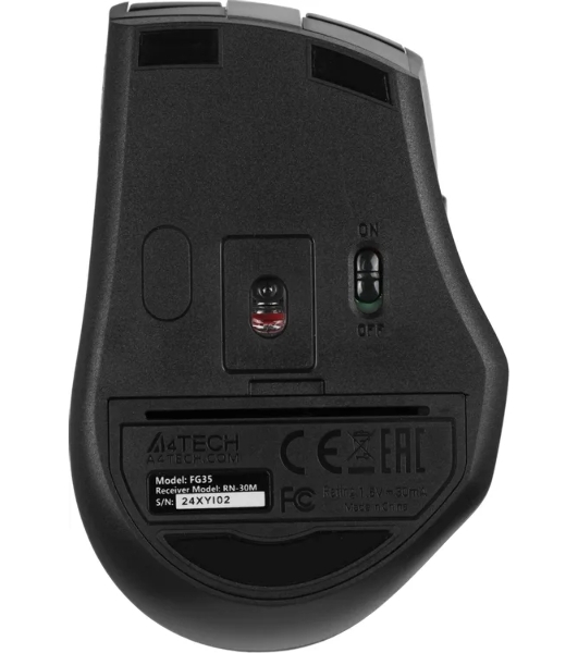 Комплект клавиатура+мышь A4Tech FStyler FG1035 беспроводной, USB, 2000 DPI, чёрный/серый