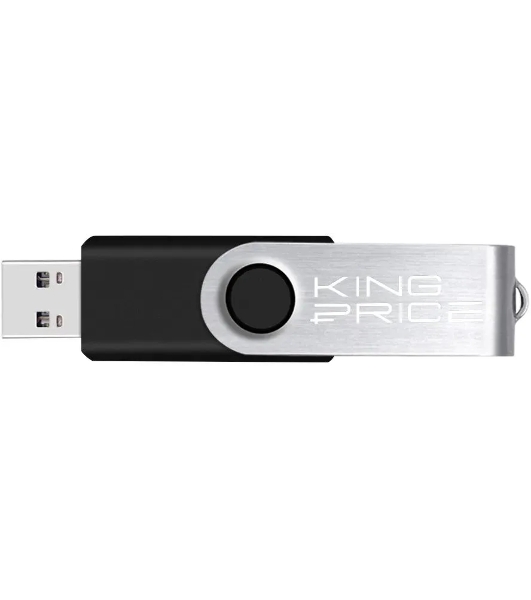 Флешка USB KingPrice KPFD2 (KPFD2A008ABK), 8Gb, USB 2.0, R/W 15/5, черный