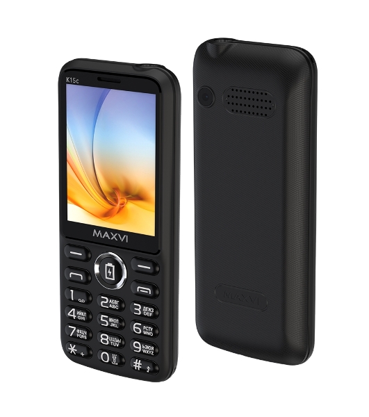 Мобильный телефон Maxvi K15c черный